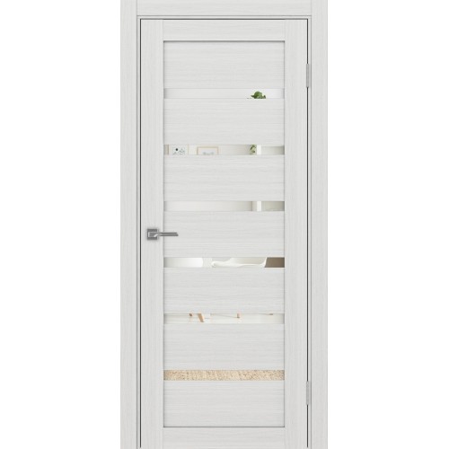 Турин 507.12, цвет ясень серебристый, заполнение Зеркало, размер 200*80 см.