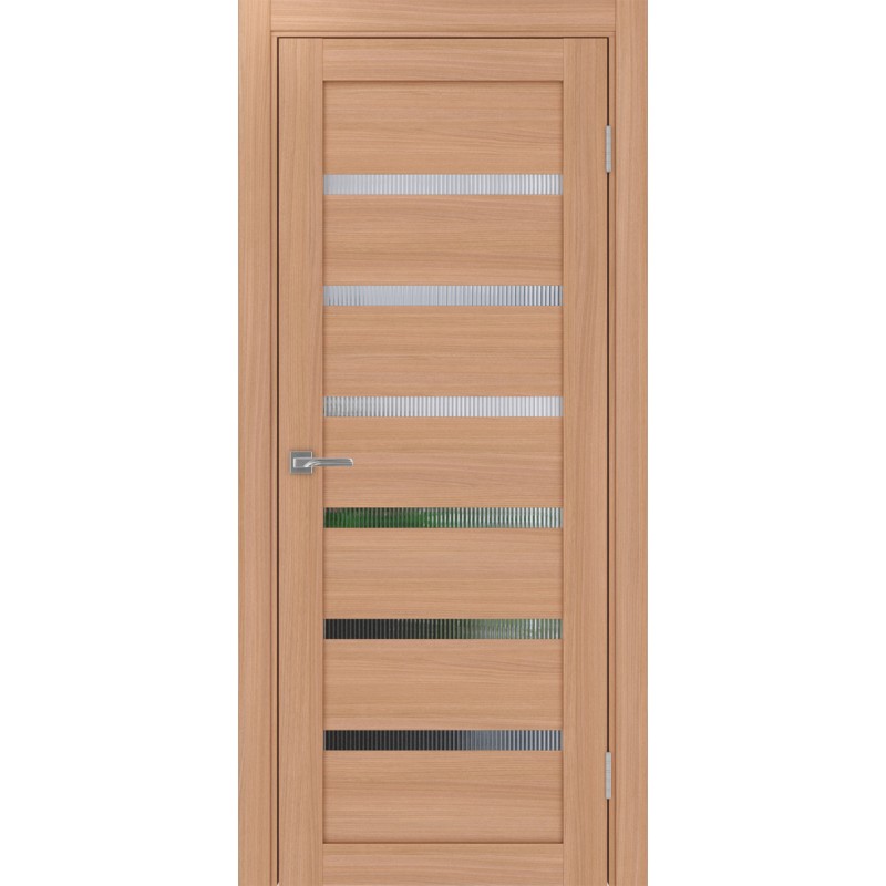 Межкомнатная дверь Турин 507.12, цвет ясень тёмный, заполнение Мору, размер 200*80 см.