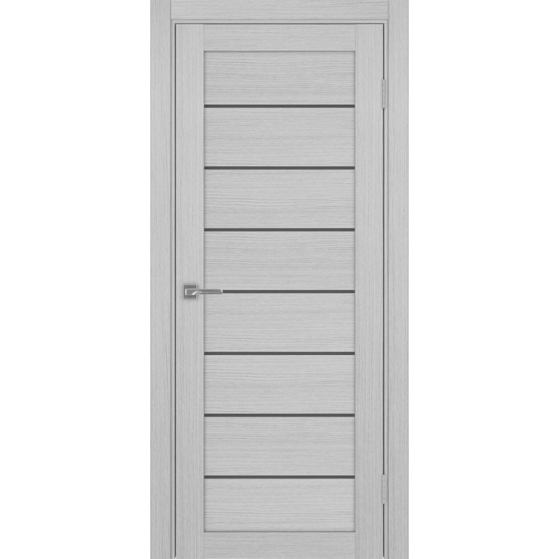 Межкомнатная дверь Турин 508.12, цвет дуб серый FL, заполнение Графит матовое, размер 200*80 см.