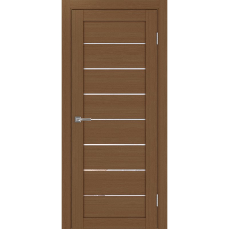 Межкомнатная дверь Турин 508.12, цвет орех NL, заполнение Прозрачное, размер 200*80 см.