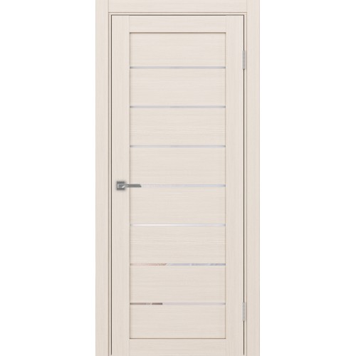 Турин 508.12, цвет Ясень перламутровый стекло Прозрачное, размер 80*200 см.