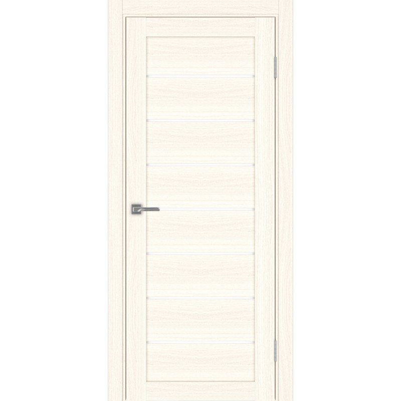 Межкомнатная дверь Турин 508.12, цвет ясень светлый, заполнение LACбелый, размер 200*80 см.