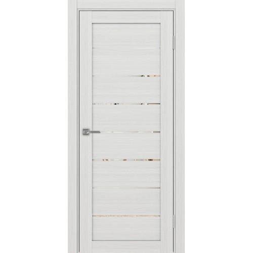 Турин 508.12, цвет Ясень серебристый стекло Зеркало, размер 80*200 см.