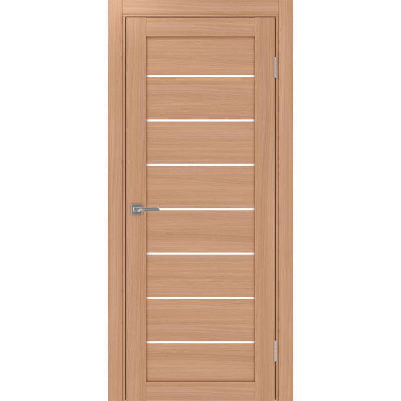 Межкомнатная дверь Турин 508.12, цвет ясень тёмный, заполнение LACбелый, размер 200*80 см.