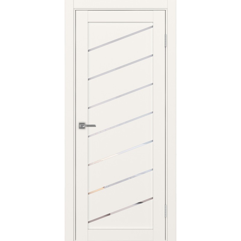 Межкомнатная дверь Турин 508У.112, цвет, бежевый, заполнение Прозрачное, размер 200*80 см.