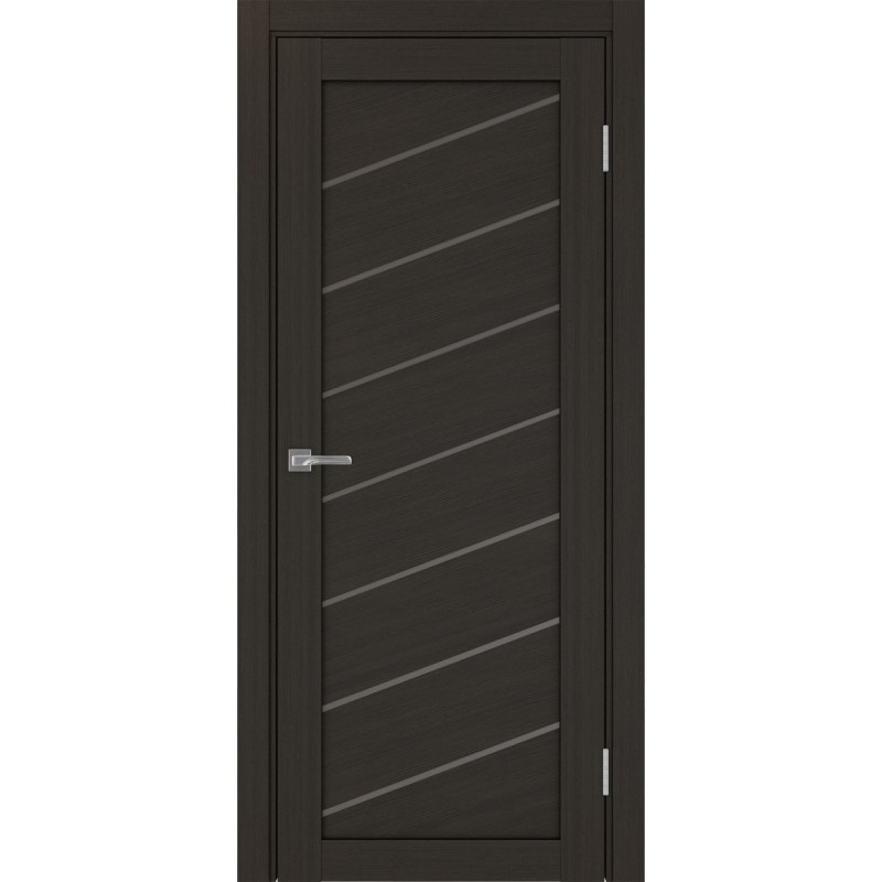 Межкомнатная дверь Турин 508У.112, цвет венге FL, заполнение Бронза матовое, размер 200*80 см.