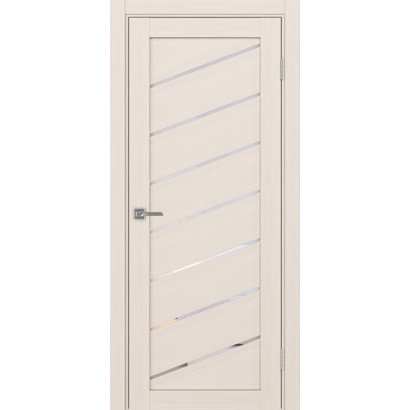 Межкомнатная дверь Турин 508У.112, цвет ясень перламутровый, заполнение Прозрачное, размер 200*80 см.