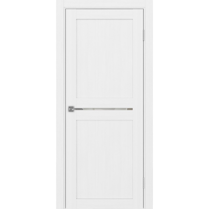 Межкомнатная дверь Турин 520.121, цвет белый лёд, заполнение Зеркало/Зеркало, размер 200*80 см.