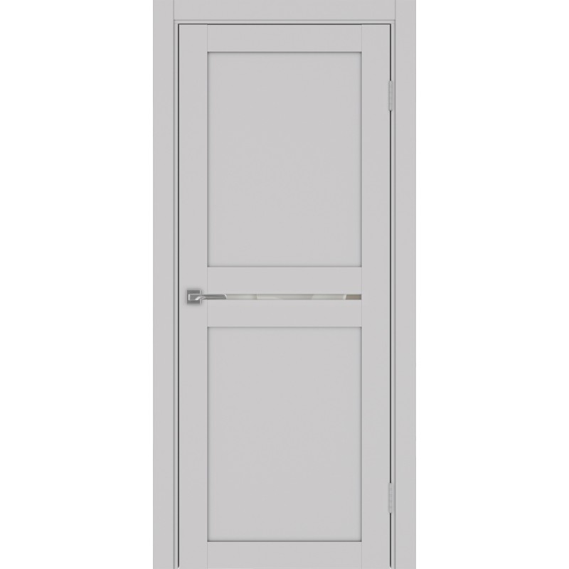 Межкомнатная дверь Турин 520.121, цвет пепельный, заполнение Зеркало/Зеркало, размер 200*80 см.