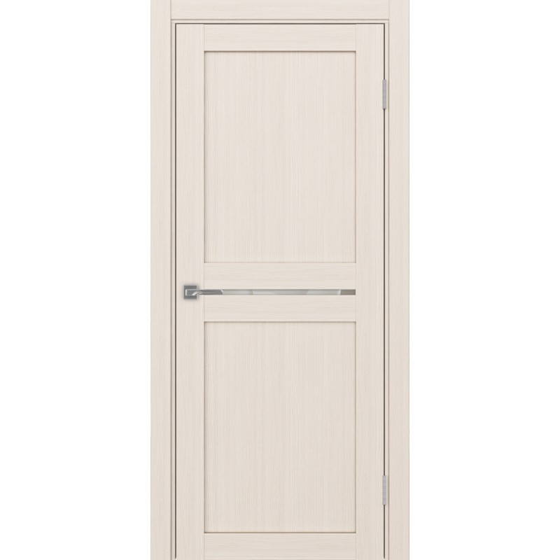 Межкомнатная дверь Турин 520.121, цвет ясень перламутровый, заполнение Зеркало/Зеркало, размер 200*80 см.