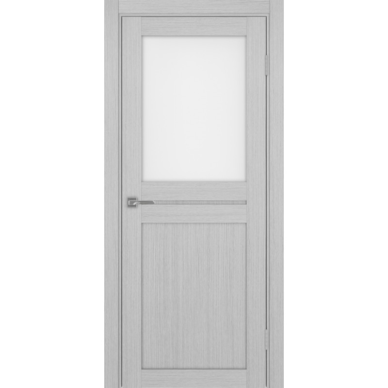 Межкомнатная дверь Турин 520.211, цвет Дуб Серый FL стекло Мателюкс, размер 80*200 см.