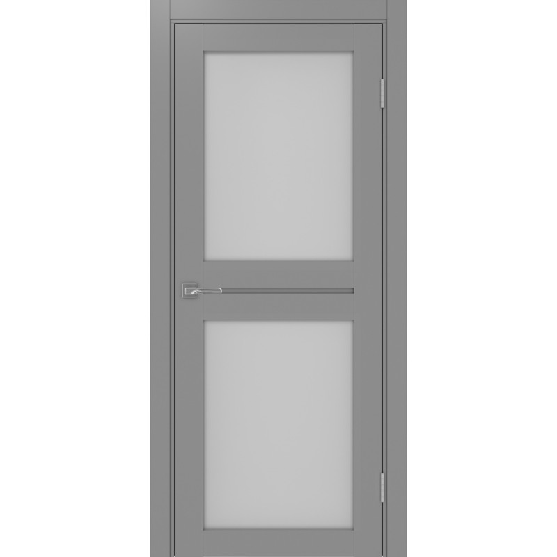 Межкомнатная дверь Турин 520.212, цвет серый, заполнение Мателюкс, размер 200*80 см.