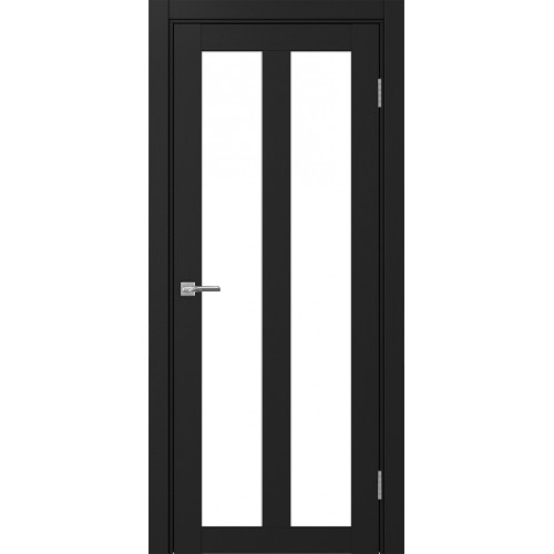 Турин 521.22, цвет Антрацит стекло LACбелый, размер 80*200 см.