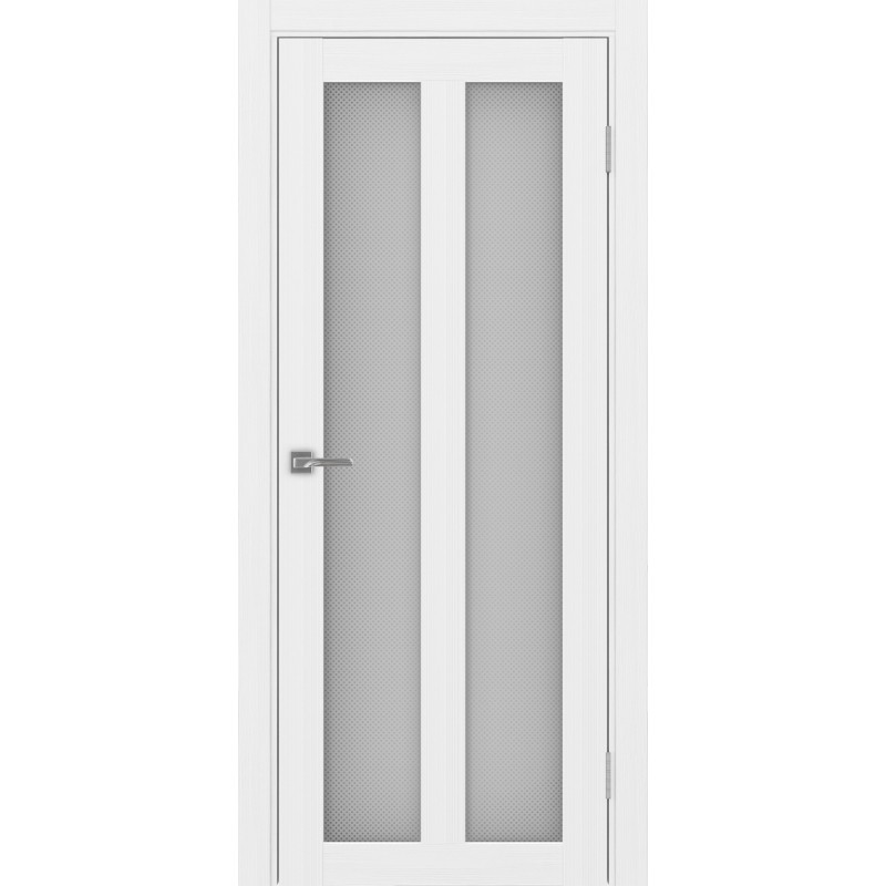 Межкомнатная дверь Турин 521.22, цвет белый лёд, заполнение Пунта бесцветное, размер 200*60 см.