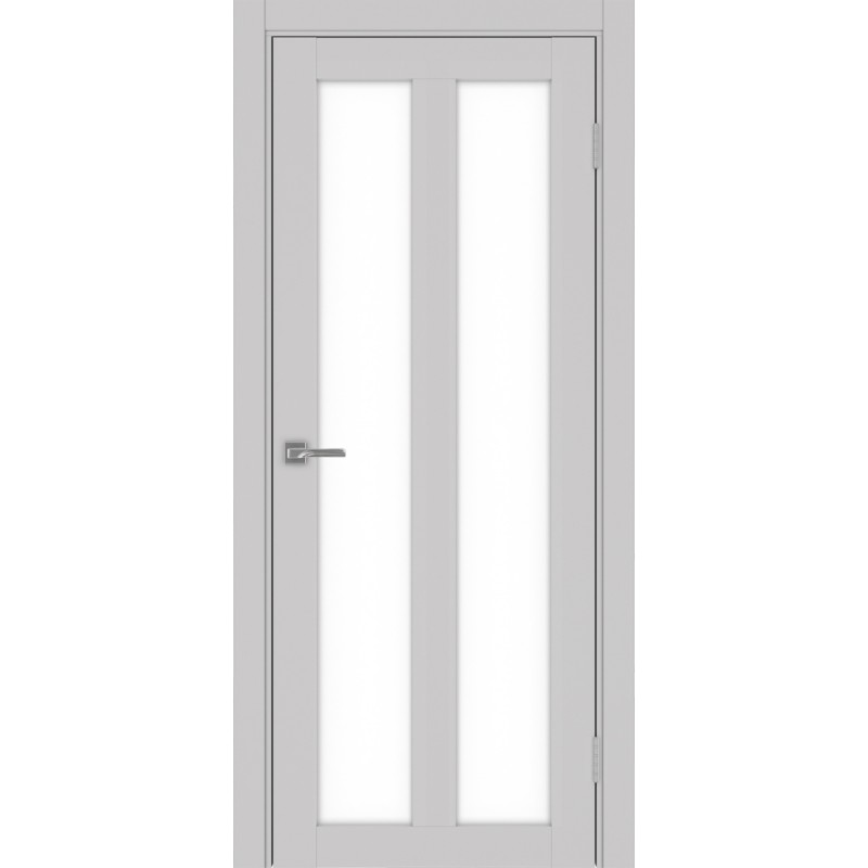Межкомнатная дверь Турин 521.22, цвет пепельный, заполнение LACбелый, размер 200*80 см.