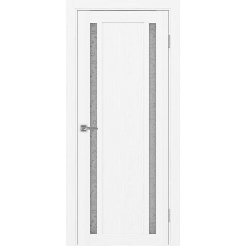 Межкомнатная дверь Турин 522.212, цвет белый лёд, заполнение Дали бесцветное, размер 200*60 см.