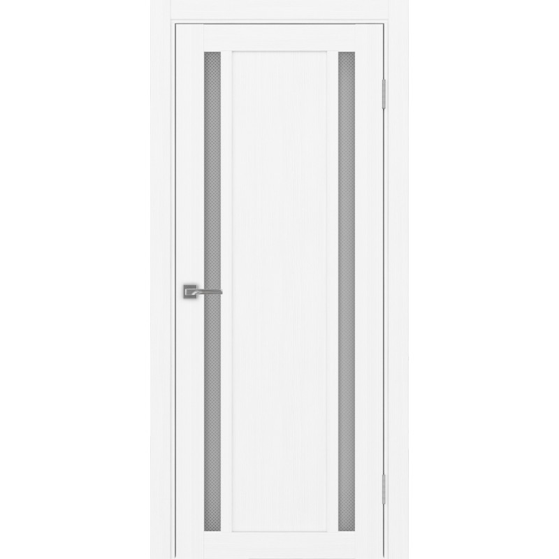 Межкомнатная дверь Турин 522.212, цвет белый лёд, заполнение Пунта бесцветное, размер 200*60 см.