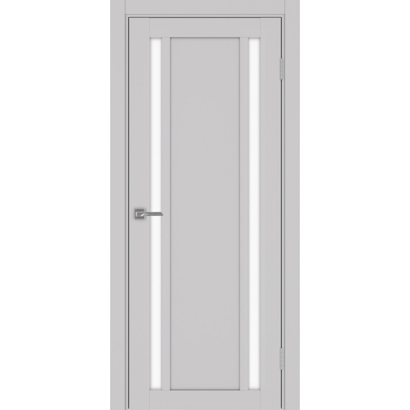 Межкомнатная дверь Турин 522.212, цвет пепельный, заполнение LACбелый, размер 200*80 см.