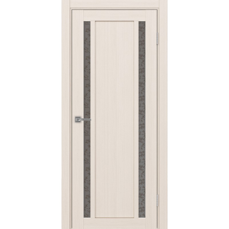 Межкомнатная дверь Турин 522.212, цвет ясень перламутровый, заполнение Дали бронзовое, размер 200*60 см.