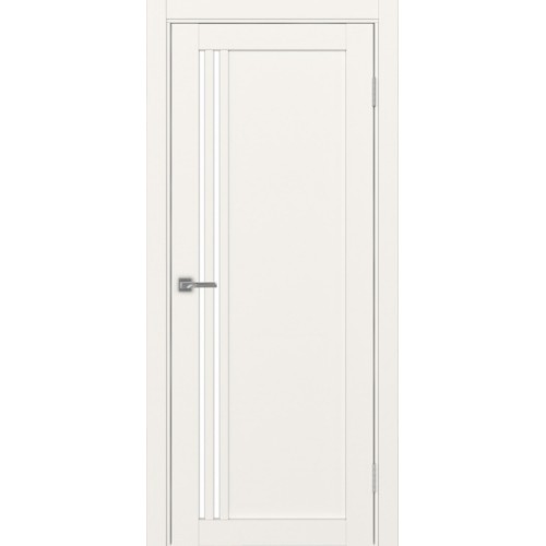 Турин 556.21, цвет Бежевый стекло LACбелый, размер 80*200 см.