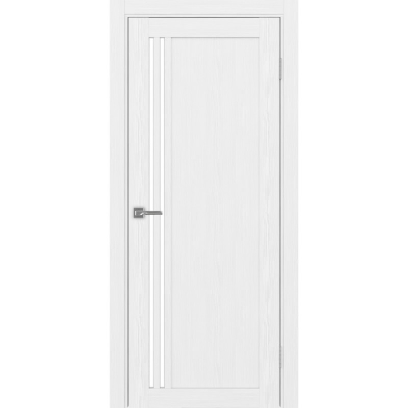 Межкомнатная дверь Турин 556.21, цвет Белый лёд стекло LACбелый, размер 80*200 см.