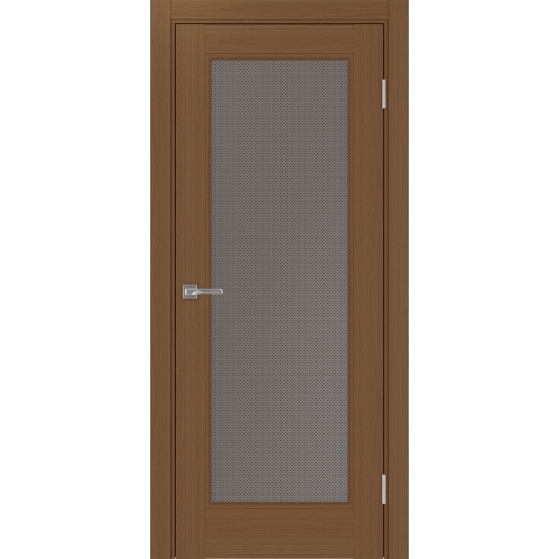 Межкомнатная дверь Турин Neo 501.2, цвет орех NL, заполнение Пунта бронзовое, размер 200*40 см.