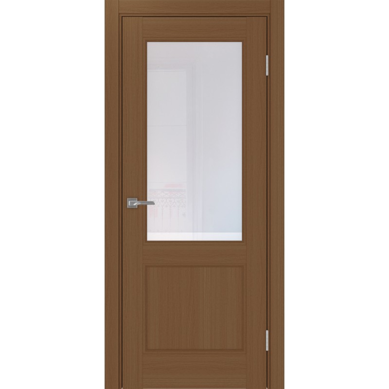 Межкомнатная дверь Турин Neo 502.21, цвет орех NL, заполнение Прозрачное, размер 200*80 см.