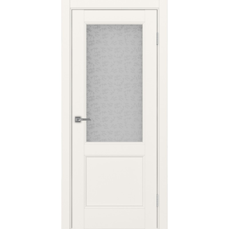 Межкомнатная дверь Турин Neo 502.21, цвет, бежевый, заполнение Дали бесцветное, размер 200*40 см.