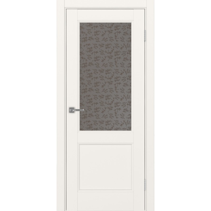 Межкомнатная дверь Турин Neo 502.21, цвет, бежевый, заполнение Дали бронзовое, размер 200*40 см.