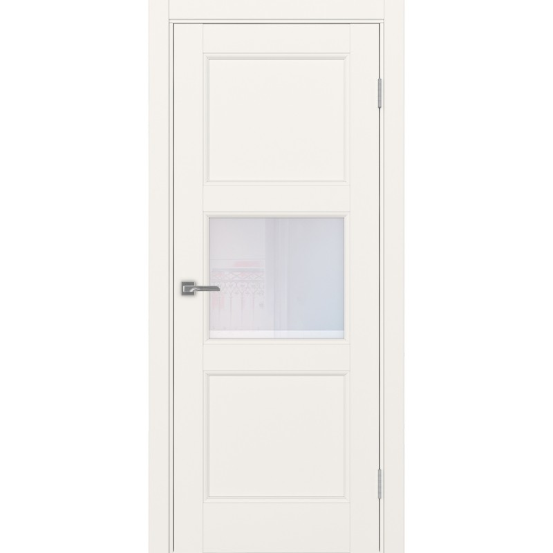 Межкомнатная дверь Турин Neo 530.121, цвет, бежевый, заполнение Прозрачное, размер 200*40 см.