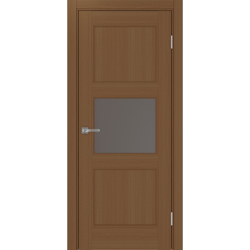 Межкомнатная дверь Турин Neo 530.121, цвет орех NL, заполнение Бронза матовое, размер 200*35 см.