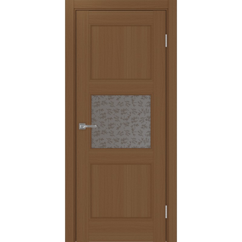 Межкомнатная дверь Турин Neo 530.121, цвет орех NL, заполнение Дали бронзовое, размер 200*35 см.