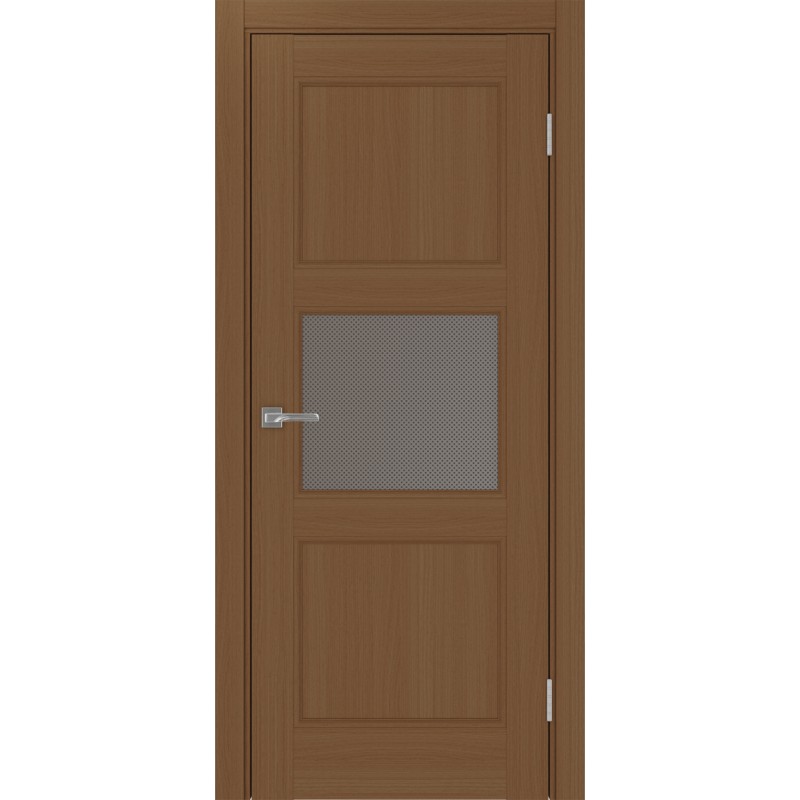 Межкомнатная дверь Турин Neo 530.121, цвет орех NL, заполнение Пунта бронзовое, размер 200*35 см.