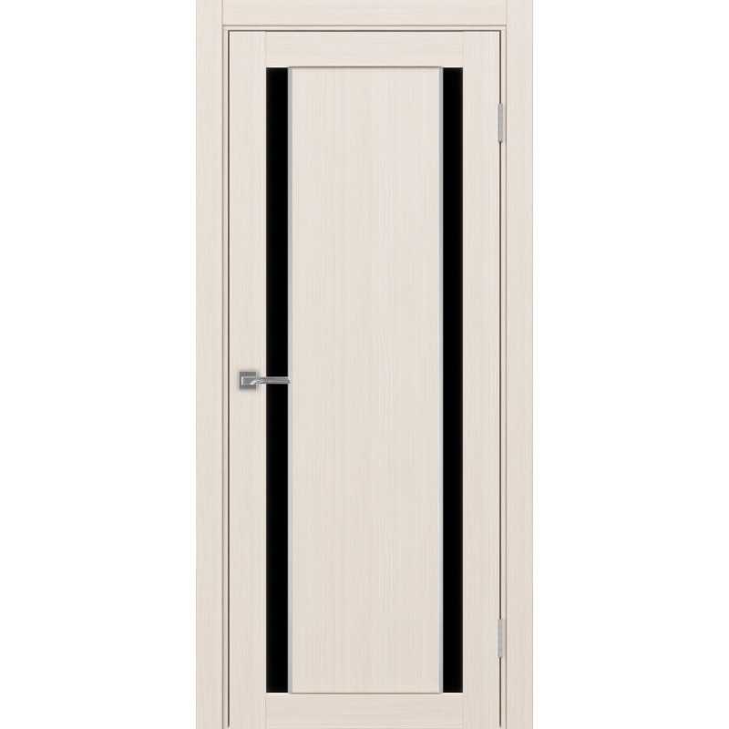 Межкомнатная дверь Турин 522.212 АПП молдинг SC, цвет ясень перламутровый, заполнение LACчерный, размер 200*80 см.