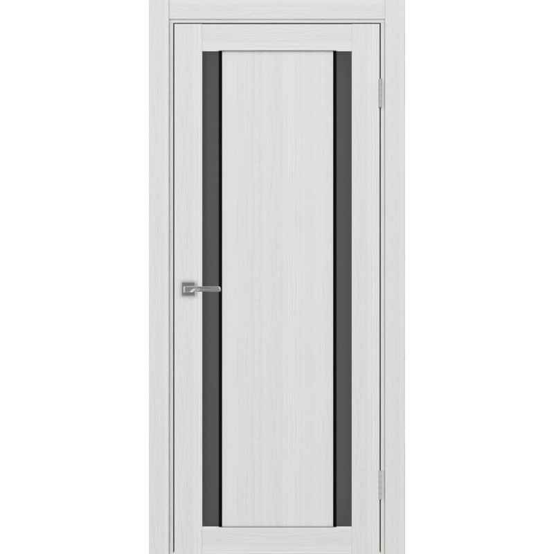 Межкомнатная дверь Турин 522.212 АПС молдинг SB, цвет ясень серебристый, заполнение Графит матовое, размер 200*80 см.