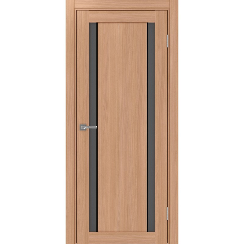 Межкомнатная дверь Турин 522.212 АПС молдинг SB, цвет ясень тёмный, заполнение Графит матовое, размер 200*80 см.