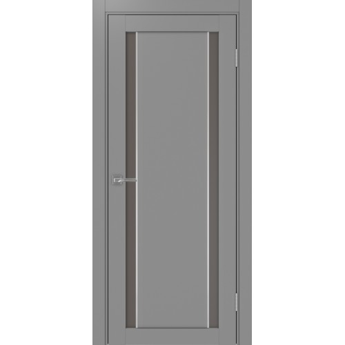 Турин 522АПС.212, цвет Серый молдинг алюм.хром стекло Бронза матовое, размер 80*200 см.