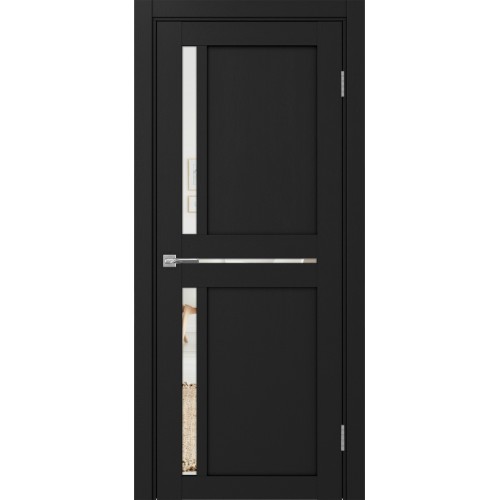 Турин 523.221, цвет Антрацит стекло Зеркало/Зеркало, размер 80*200 см.