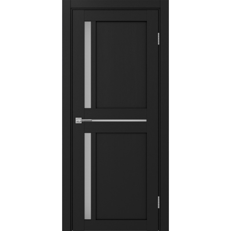 Межкомнатная дверь Турин 523.221, цвет Антрацит стекло Пунта бесцветное, размер 80*200 см.