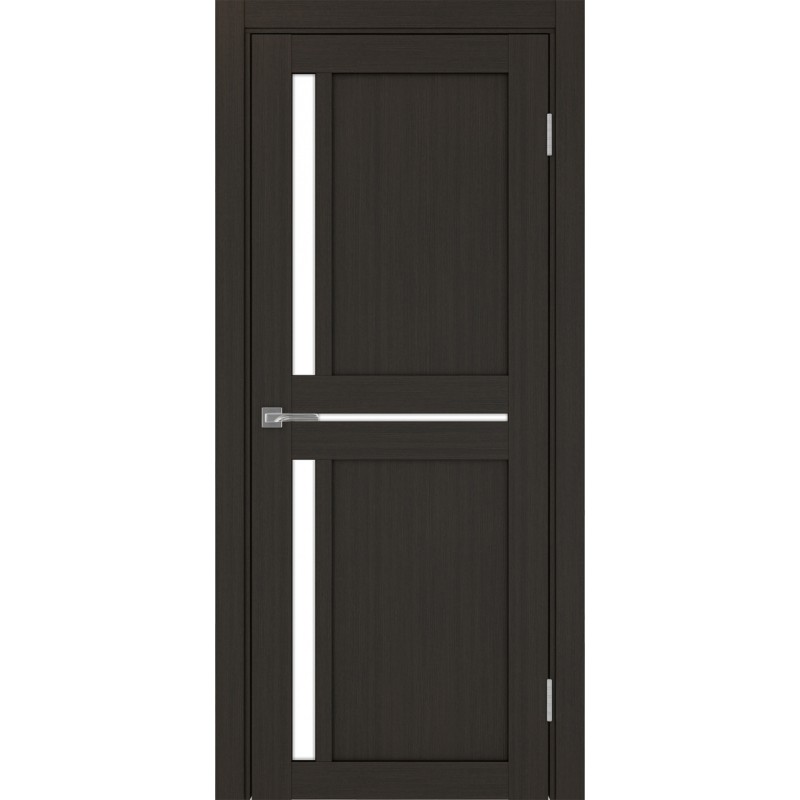 Межкомнатная дверь Турин 523.221, цвет венге FL, заполнение LACбелый, размер 200*80 см.