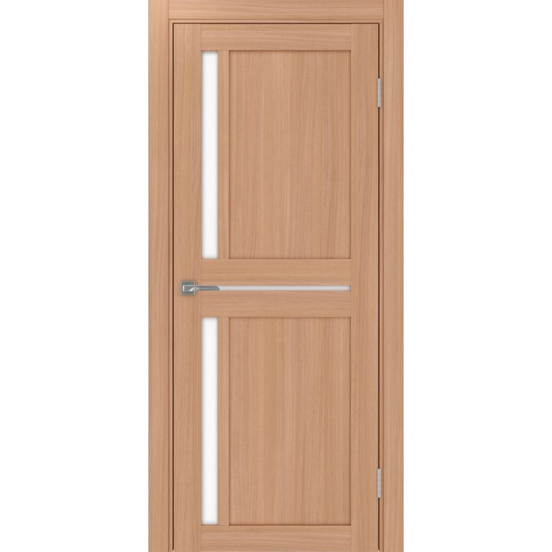 Межкомнатная дверь Турин 523.221, цвет ясень тёмный, заполнение LACбелый, размер 200*80 см.