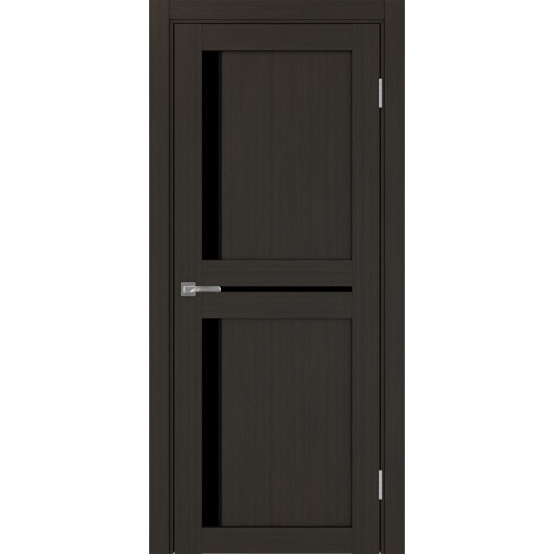 Межкомнатная дверь Турин 523.221 АПП молдинг SB, цвет венге FL, заполнение LACчерный, размер 200*80 см.