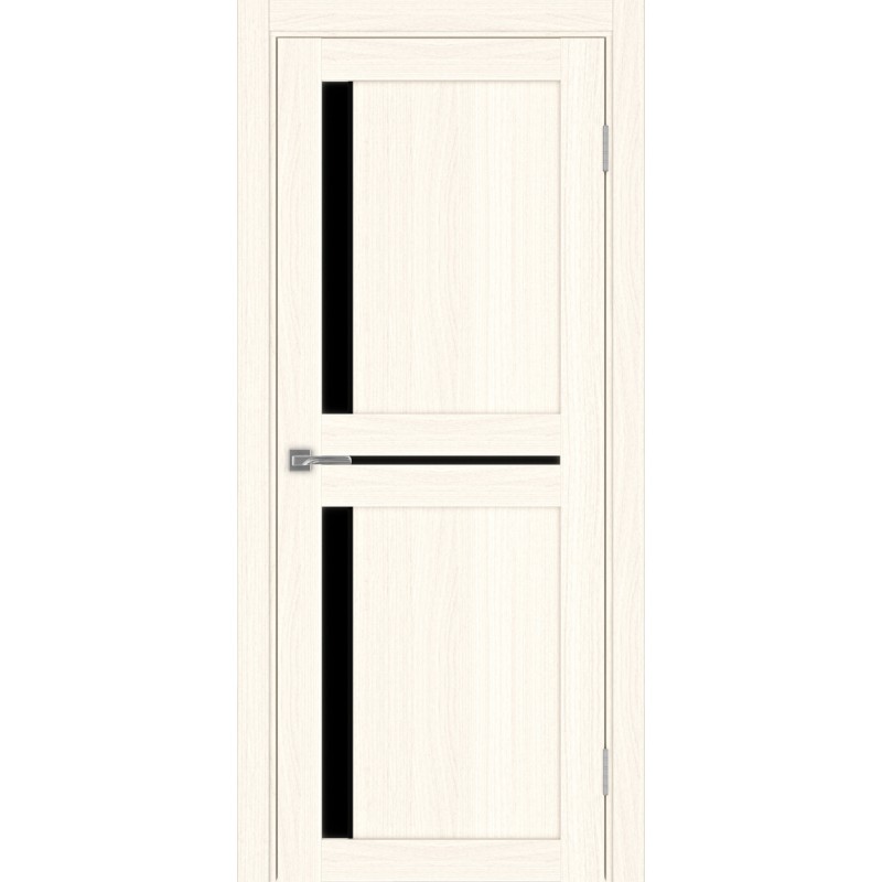 Межкомнатная дверь Турин 523.221 АПП молдинг SB, цвет ясень светлый, заполнение LACчерный, размер 200*80 см.