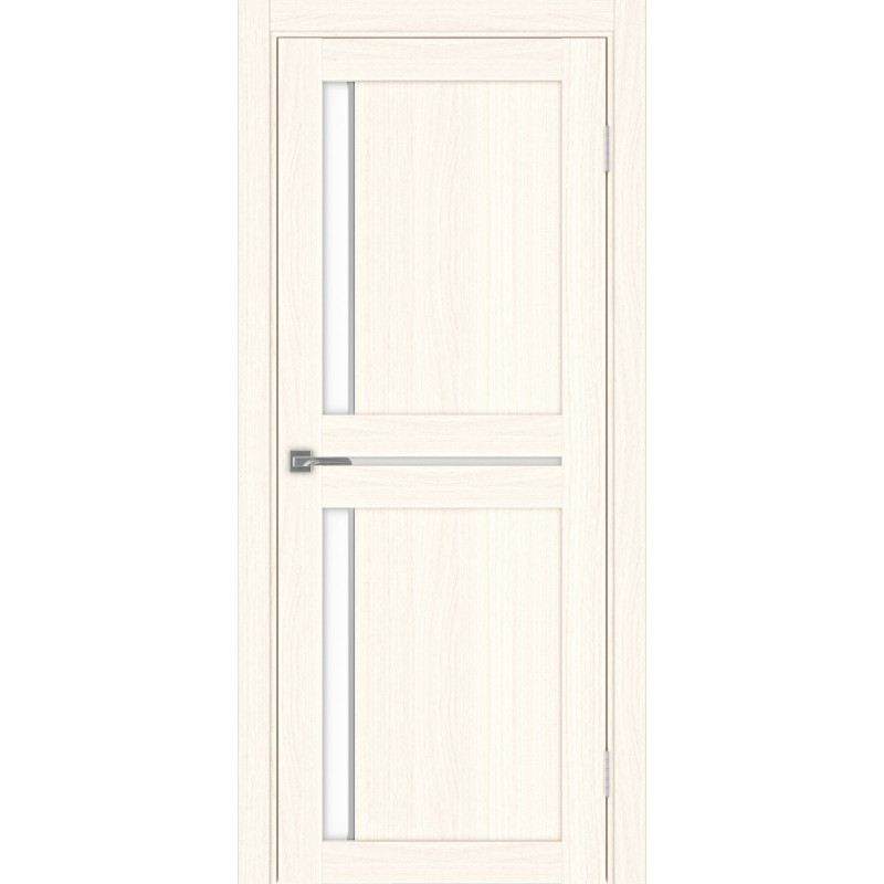 Межкомнатная дверь Турин 523.221 АПП молдинг SC, цвет ясень светлый, заполнение LACбелый, размер 200*80 см.