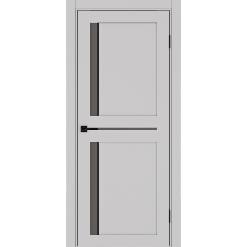 Межкомнатная дверь Турин 523.221 АПС молдинг SB, цвет пепельный, заполнение Бронза матовое, размер 200*80 см.