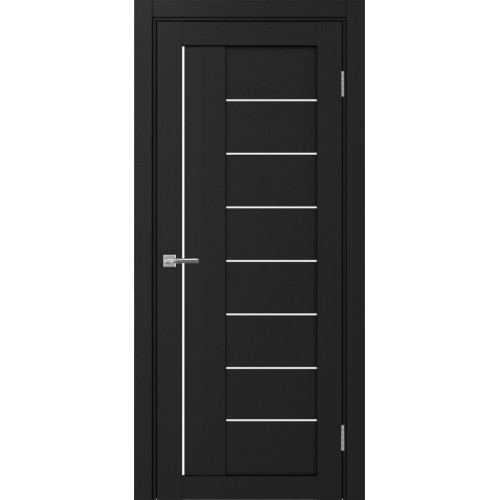 Турин 524.21, цвет Антрацит стекло LACбелый, размер 80*200 см.