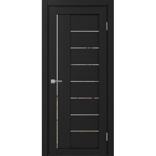 Турин 524.21, цвет Антрацит стекло Зеркало, размер 80*200 см.