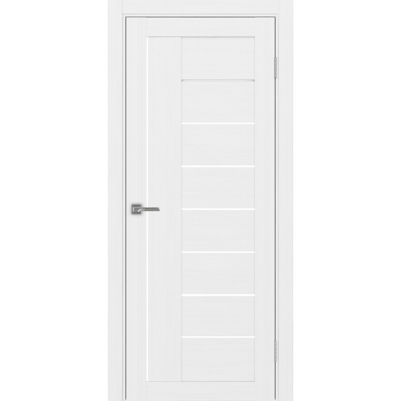 Межкомнатная дверь Турин 524.21, цвет белый лёд, заполнение LACбелый, размер 200*80 см.