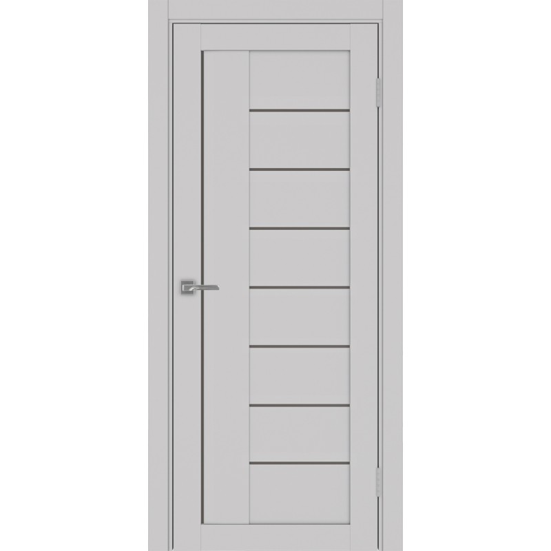 Межкомнатная дверь Турин 524.21, цвет пепельный, заполнение Бронза матовое, размер 200*80 см.