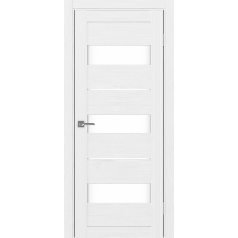 Межкомнатная дверь Турин 526.122, цвет белый лёд, заполнение LACбелый, размер 200*80 см.